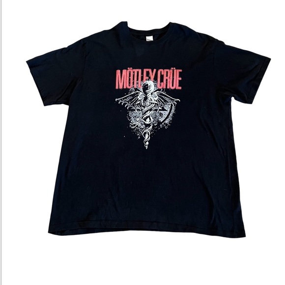 MOTLEY CRUE Black T-Shirt Unisex - Picture 1 of 3